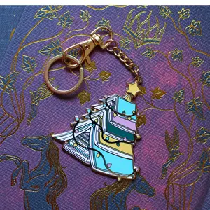 All Booked This Christmas Metal Ornament for Readers