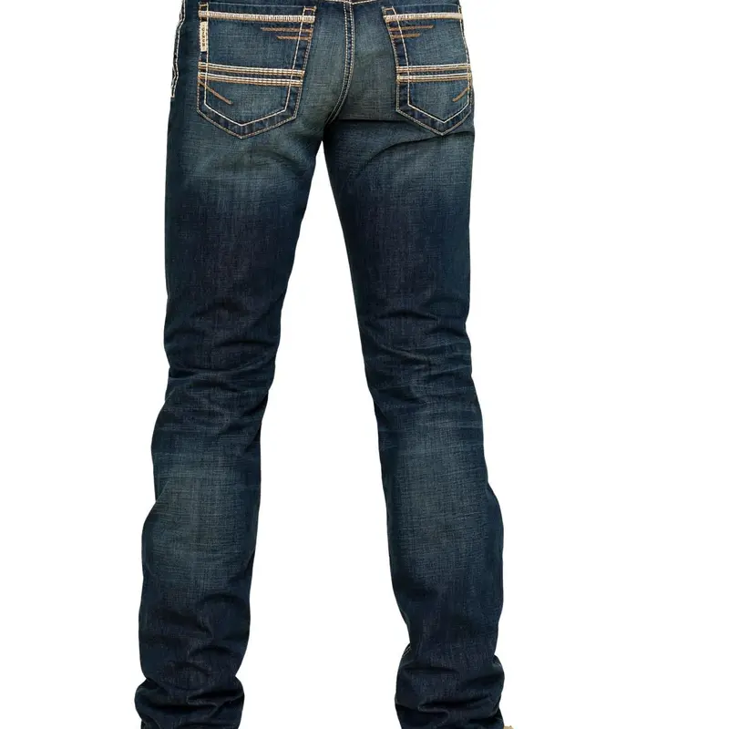 Cinch Men's Ian Dark Wash Slim Bootcut Rigid Denim Jeans - Mb69936001