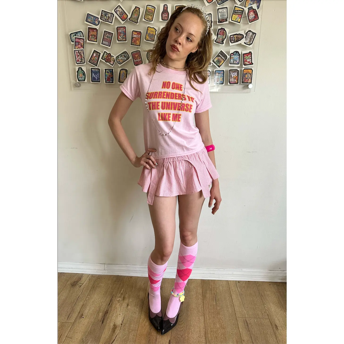 Pink Gingham Garter Skort Pink Gingham Garter Skort