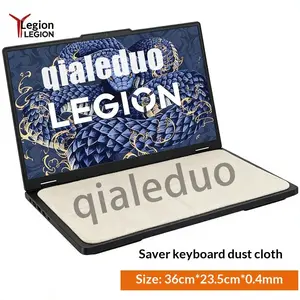 Durable 0.4mm Microfiber Laptop Protection Cloth, Dustproof Keyboard Cover & Screen Cleaning Cloth, Compatible with Lenovo Thinkpad 15-16", 15-17" Laptops