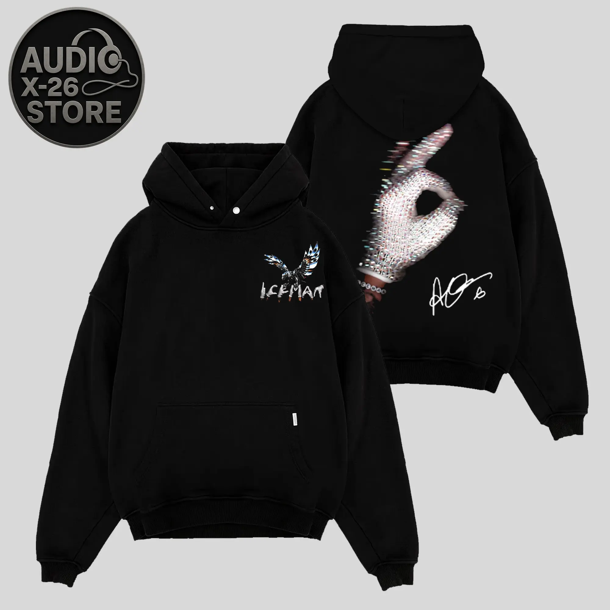 Drake - Iceman New Album Official Graphic For Team Drizzy High-Quality Cotton Hoodie T-Shirt, Drake Drizzy Fan Graphic Tee, Ice-Man Album Merch Streetwear Graphic Shirt, Gift for Drake Fans Vintage Collector Tee
