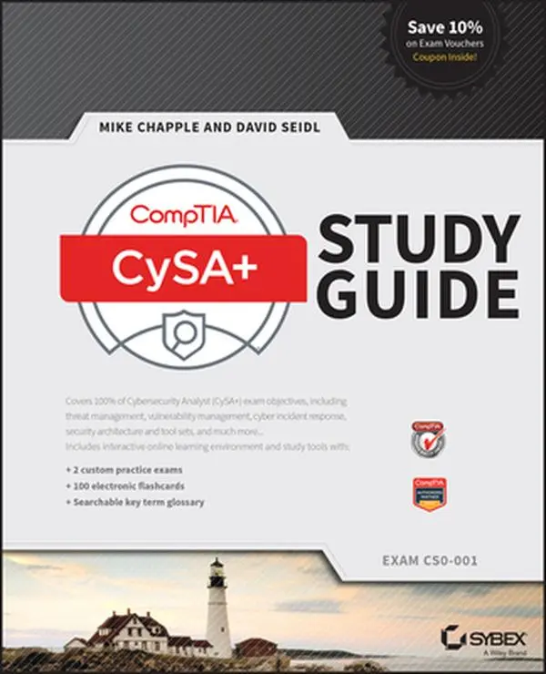 USED Book - Comptia Cysa+ Study Guide: Exam Cs0-001 by Chapple, Mike (Paperback) - english