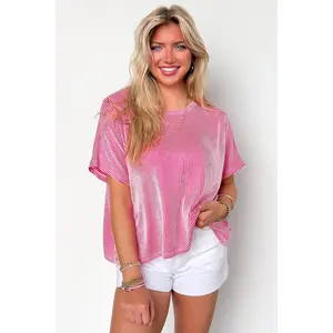 Beatryx Two Tone Rib Knit Oversized Top - BACK IN STOCK