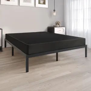 ChaletPosh 5-Inch Metal Box Spring – Low Profile, Reinforced Steel Frame, Drawstring Cover