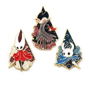 Hollow Knight Metal Badge – Creative Brooch Pin for Backpack, Collar, or Jacket | Game Merch Gift for Fans