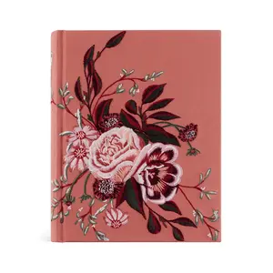 CSB Bible – Embroidered Rosedal Edition w/ Lined Margins for Notetaking & Journaling
