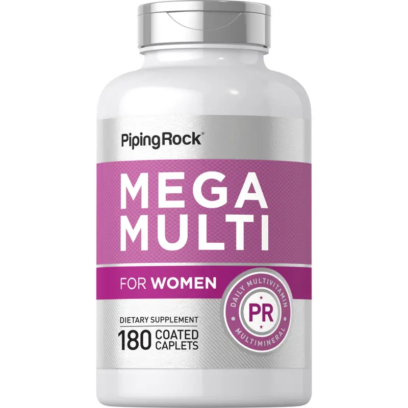 Women's Mega Multi | 180 Coated Caplets | Daily Multivitamin