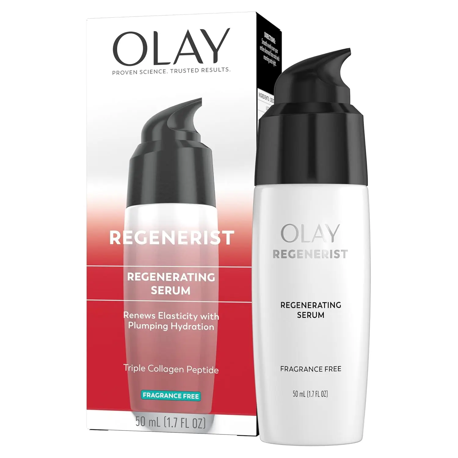 Olay Serum, Regenerist Light Gel Face Moisturizer, Fragrance-Free - Anti-Aging, Anti-Wrinkle, Hydrating, Firming, Smoothening, Improves Fine Lines and Elasticity - Amino Peptide Complex, 1.7 oz
