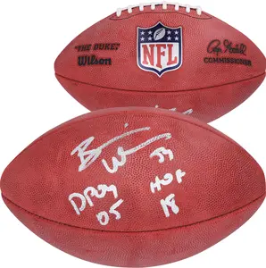 Brian Urlacher Chicago Bears Autographed Duke Full Color Football with Multiple Inscriptions - Fanatics Authentic Certified