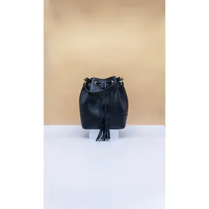 Eli Italian Leather Bucket Bag