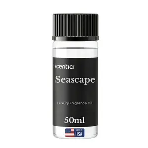 Scentia Scented Seascape Diffuser Oil - Floral, Hotel-Inspired Home Fragrance Freshener for Aroma Diffusers, HVAC-Compatible
