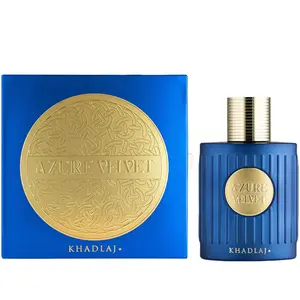 Khadlaj Azure Velvet For Unisex Extrait De Parfum Spray, 3.4 Ounce