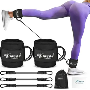 Ankle Resistance Bands, Ankle Bands for Working Out with Cuffs, Ankle Resistance Band, Glutes Workout Equipment, Butt Exercise Equipment for Women Legs and Glutes,Best Valentine's Day Gifts for Dads/Moms/Boys/Girls