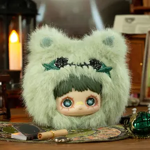 Maymei Crazy Circus Series Plush Blind Box, Cute Stuffed Blind Box Keychain Kawaii Mystery Vinyl Plush Toys Collectible Birthday Christmas Gifts for Girls