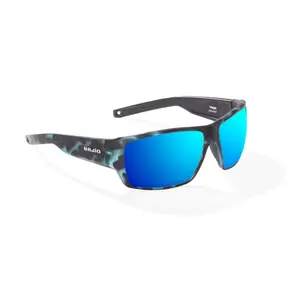 Bajio Vega Blue Water Matte Blue Mirror Glass Lenses Mens Sunglasses