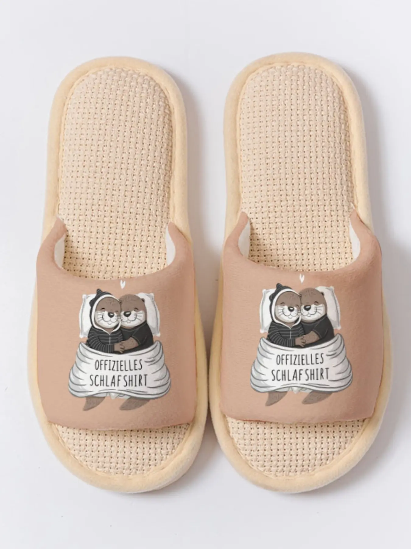 Cuddling Otter Couple Slippers Cloud-Feeling Warm & Cozy Lazy Style Indoor Outdoor Must-Have