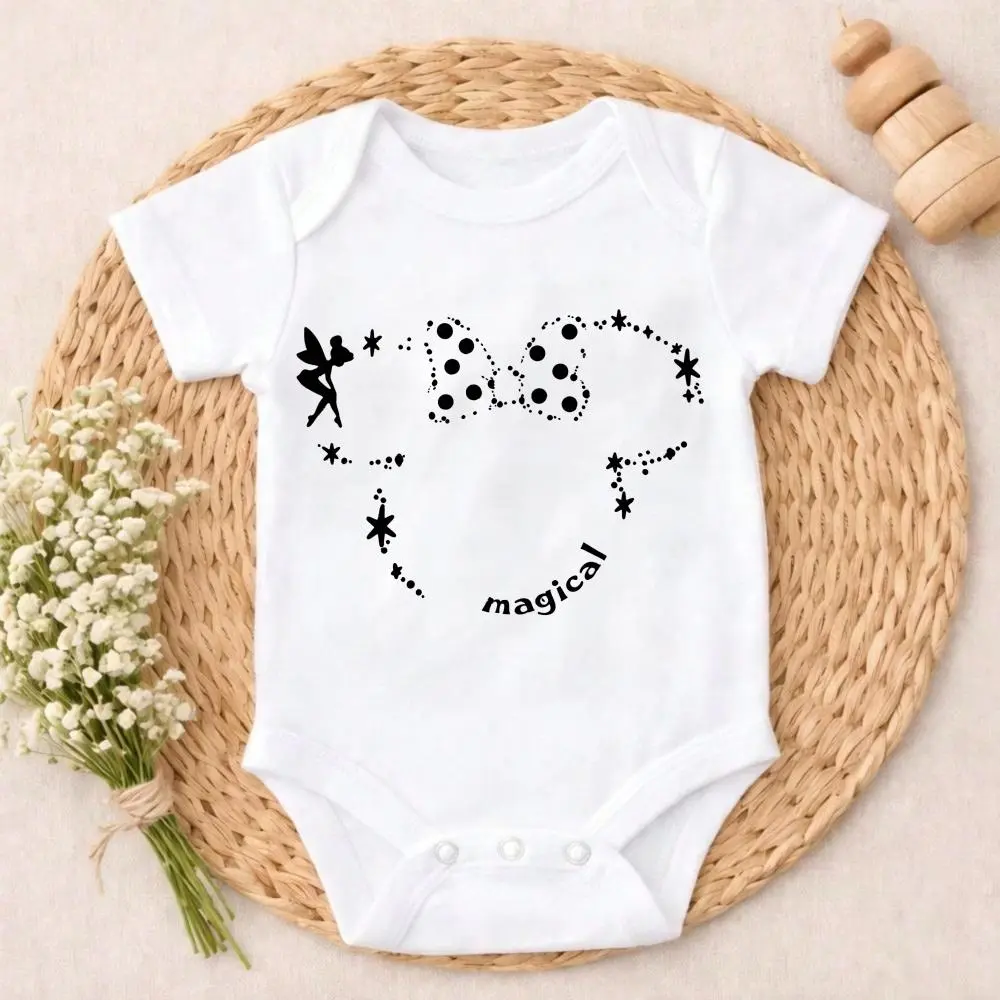 Newborn Baby Bodysuit Gift Set Minnie Mouse Magical Design newborn baby boy clothes Super Soft Lovely Design baby clothes Soft Cotton Romper Outfit for Boys & Girls 0-24M