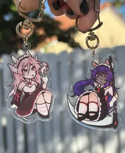 Content Smp - 3" Acrylic Keychain: doctor4t and Folly