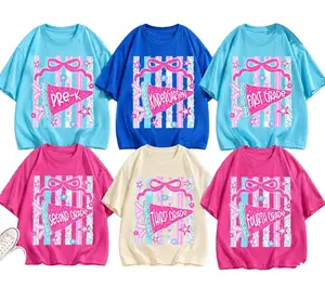 Comfort Colors Back to School Grade Shirt, Cute Pre K Kindergarten First Second Third Fourth Grade Tee, Retro School Graphic Shirt, Colorful Teacher Student Outfit - DPCLICK