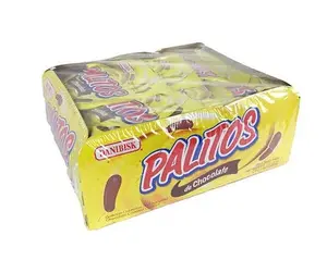 Danibisk Palitos (Chocolate) Display - 18CT Chocolate covered sticks