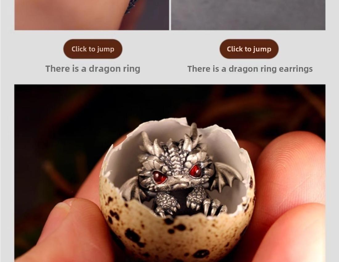 Cute Dragon During Retro Exquisite Couple Sterling Silver Necklace During Party Fashion July, Daily Clothing Decoration