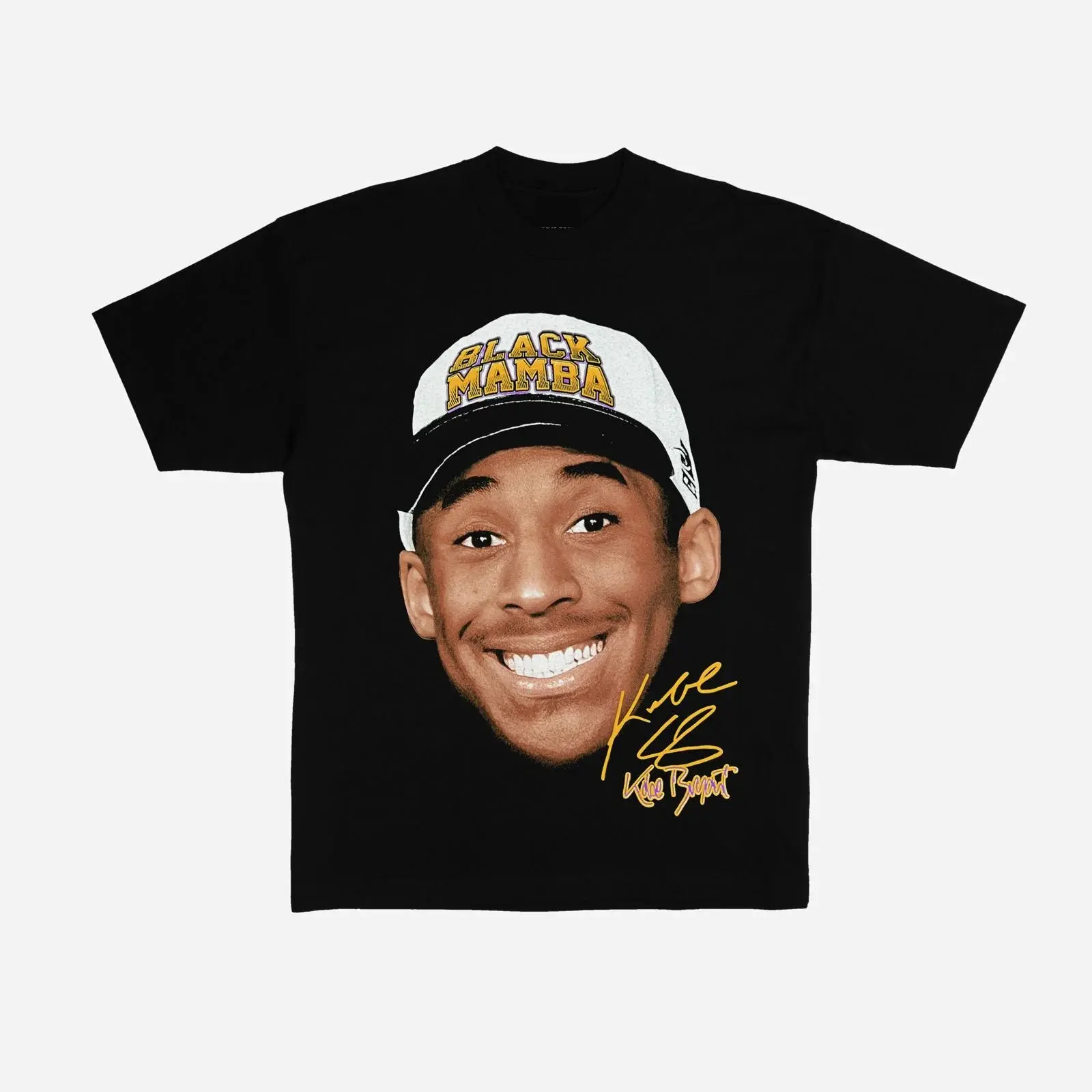 Black Mamba Kobe Big Face Graphic Bootleg T-Shirt Streetwear
