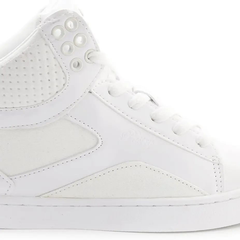 Pastry Pop Tart Glitter High-Top Sneaker & Dance Shoe for Kids, White, 12 Little Kid