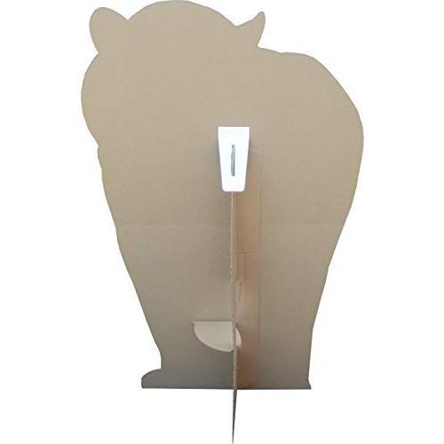 aahs!! Engraving Animal Life Size Cardboard Cutout Stand Up | Standee Picture Poster Photo Print (Tiger)