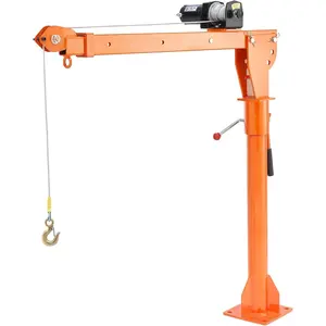 VEVOR Electric Pickup Truck Crane, 1100 lbs, Folding Truck-Mounted Bed Crane with Electric Winch 3500 lbs, 360 °   Swivel for Lifting Goods in Construction, Factory