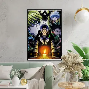 Hunter x Hunter Phantom Troupe Poster Kurapika Chrollo Gon Killua Anime Print