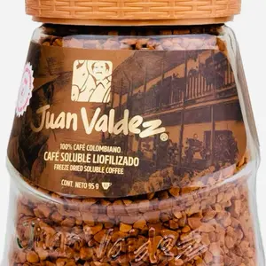 Juan Valdez Classic Instant Coffee 3.35 oz Freeze-Dried Colombian Dulce de Leche Flavor Naturally & Artificially Flavored for Sweet Creamy Experience