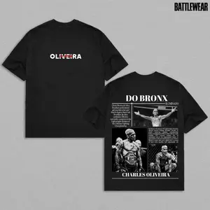 Charles Oliveira 'Do Bronx' Legacy Tee, Do Bronx UFC Fighter T-shirt, UFC Fan Custom Graphic Design, Gift For UFC MMA Fans