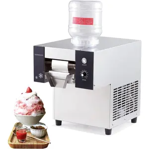Kolice Automatic 374 lbs/day Shaved Ice Machine, Snow Cone Shaver, Snowflake Ice Machine, Air Cooling for Restaurant, Food Truck, Milktea Shops,etc