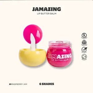 [OZLAB] Jamazing Lip Butter Balm Ultra-Moisturizing Nourishing Care 0.19oz/5.5g Vegan & Portable