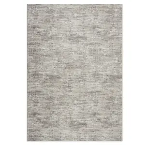 Washable modern abstract area rug, non-slip low pile stain-resistant neutral carpet for living room, bedroom, dining room, nursery home decor