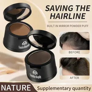 Hairline Shading Powder for Men and Women Hair root repair powder, instantly covers hair loss, covers sparse white hair and bald spots, is windproof and sweatproof