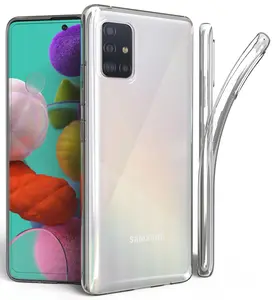 Case for Galaxy A51 5G, Clear Transparent See-Thru Flex Gel TPU Skin Slim Phone Cover for Samsung Galaxy A51 5G (SM-A516)
