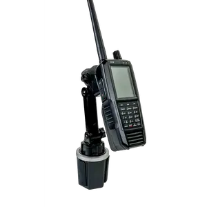 Cup Holder Mount With Locking Face Plate For Uniden SDS100, SDS150 And BCD436HP Scanner