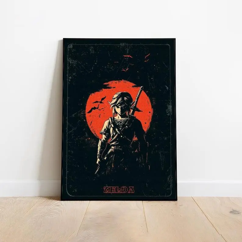 Zelda Poster, Zelda Print, Zelda gift, Comic Book Poster