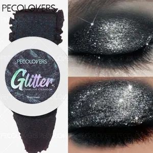 Eyeshadow Cream Mashed Potato Texture, Pearl Glitter & Metallic Shine, High Pigment Cosmetic, Ideal for Stage Parties & Christmas Gifts