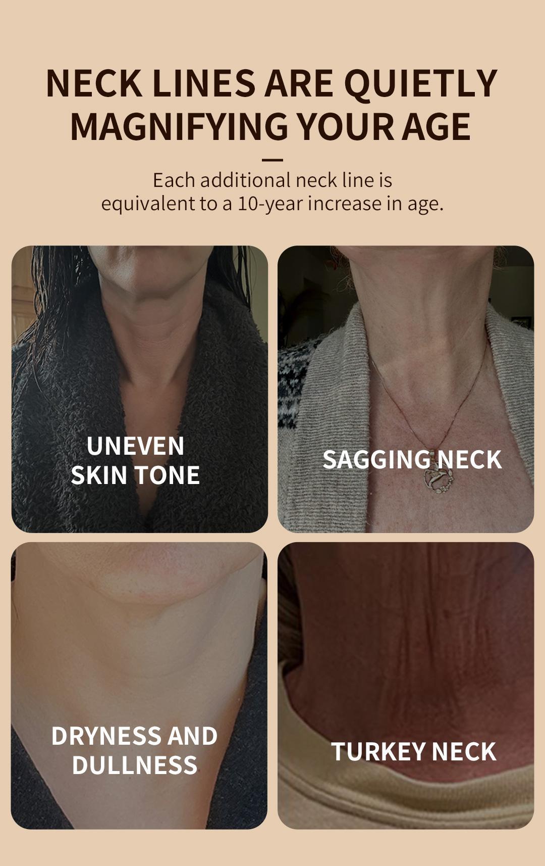 [YCZ] 2-Piece Value Pack - Neck Firming Cream, Tighten and Lift Neck Cream for Crepey Skin, Skin Moisturizer, Deep Moisturizing, Cruelty free Neck Care Body Care Tightening