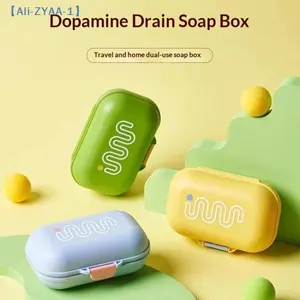 Bar Soap Holder Travel Case Sealed Travel Soap Holder Shampoo Bar Containers Leak-Proof Travel Soap Container 【ZYAA-1】