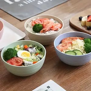 4pcs Rice Bowl Set, Home Outdoor Bowl, Tableware for Eating and Drinking Soup Bowl, Anti-fall Snack Bowl for Restaurant