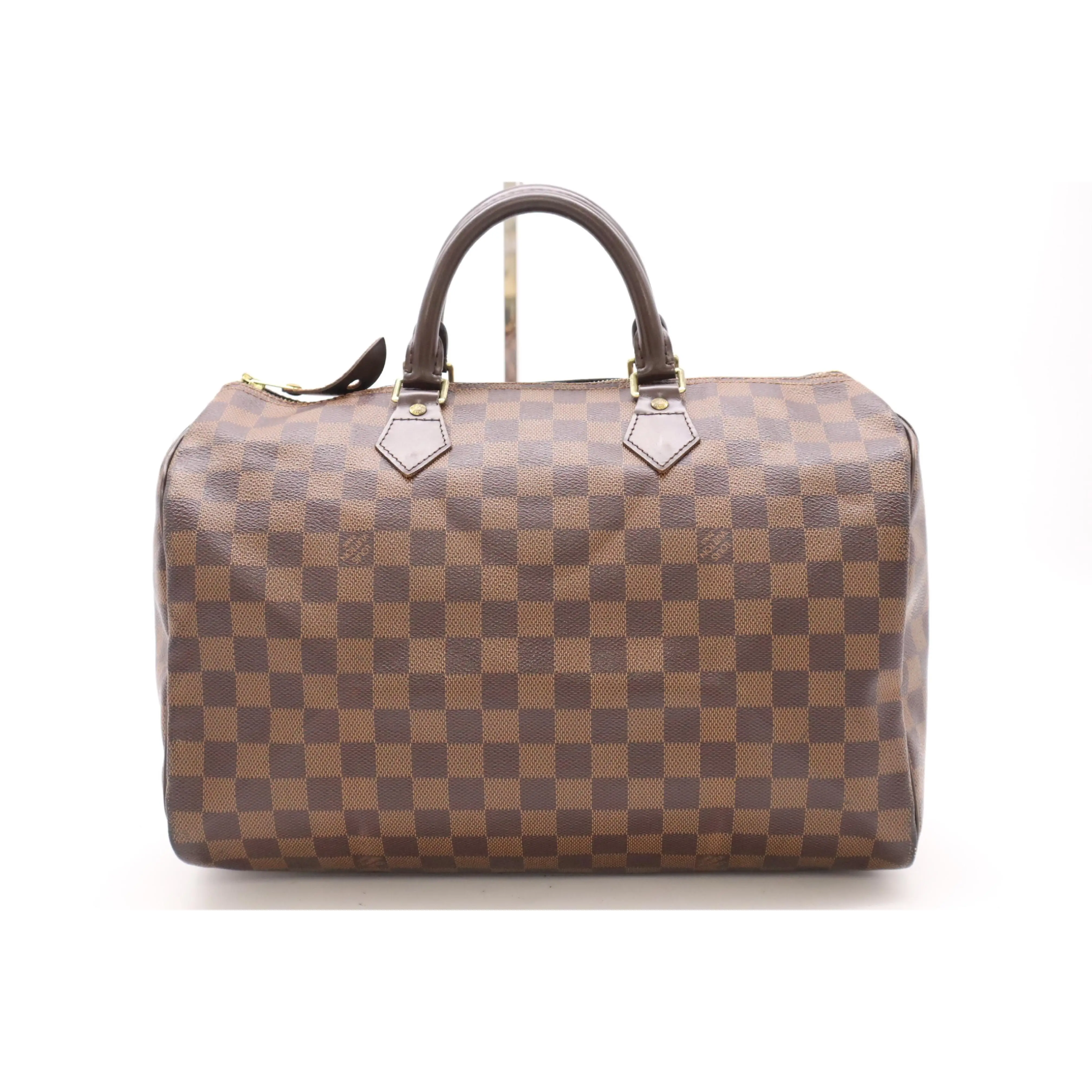 Pre-owned Louis Vuitton PVC Shoulder Bags N41523 Damies Spidy 35 Handbag