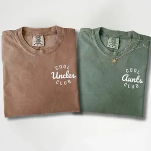 Comfort Colors Aunt Uncle Shirt, Matching Aunt and Uncle T-shirts, Cool Aunts Club Tee, Cool Uncles Club Tshirt, New Aunt Uncle Gift
