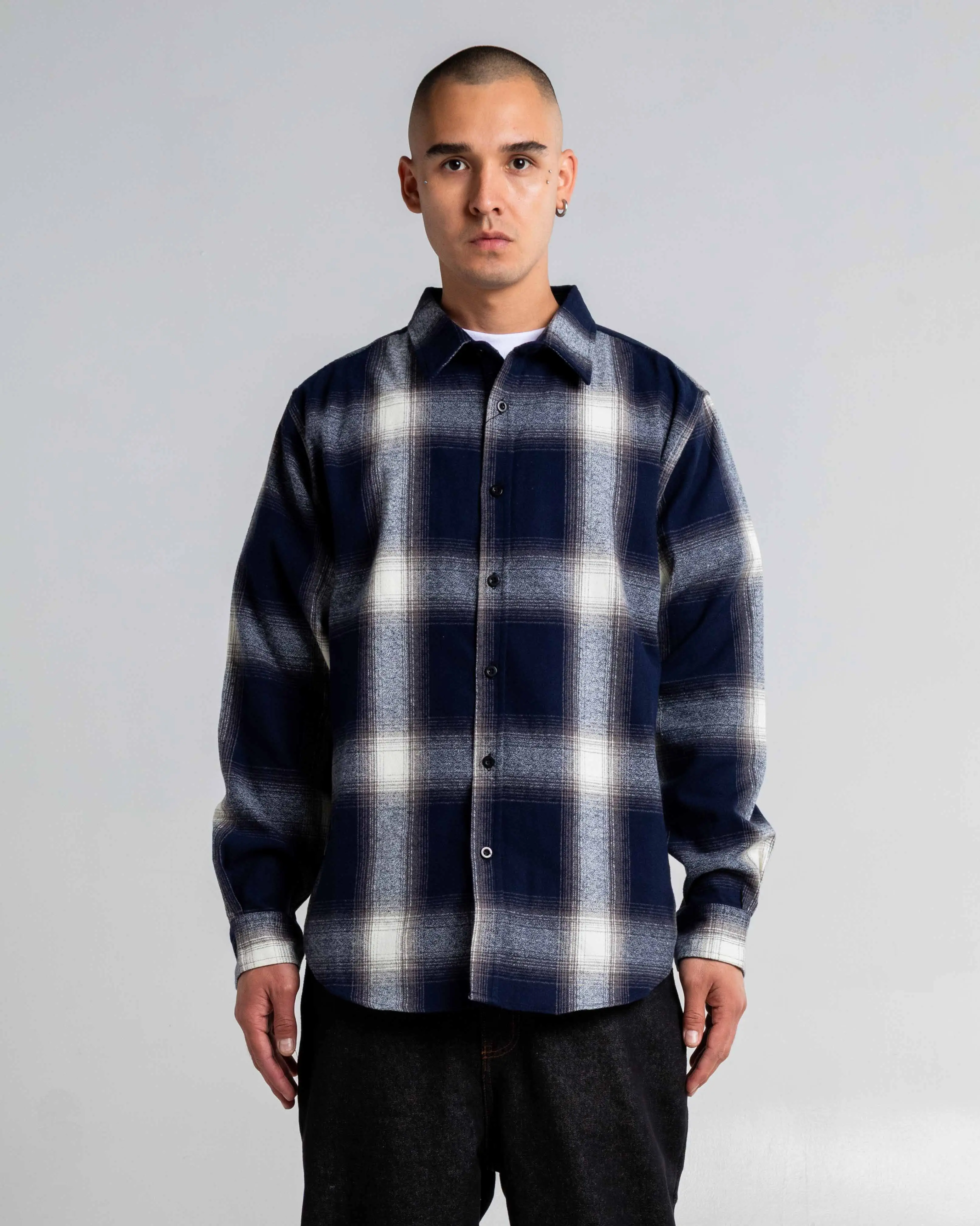 Plaid Flannel Overshirt