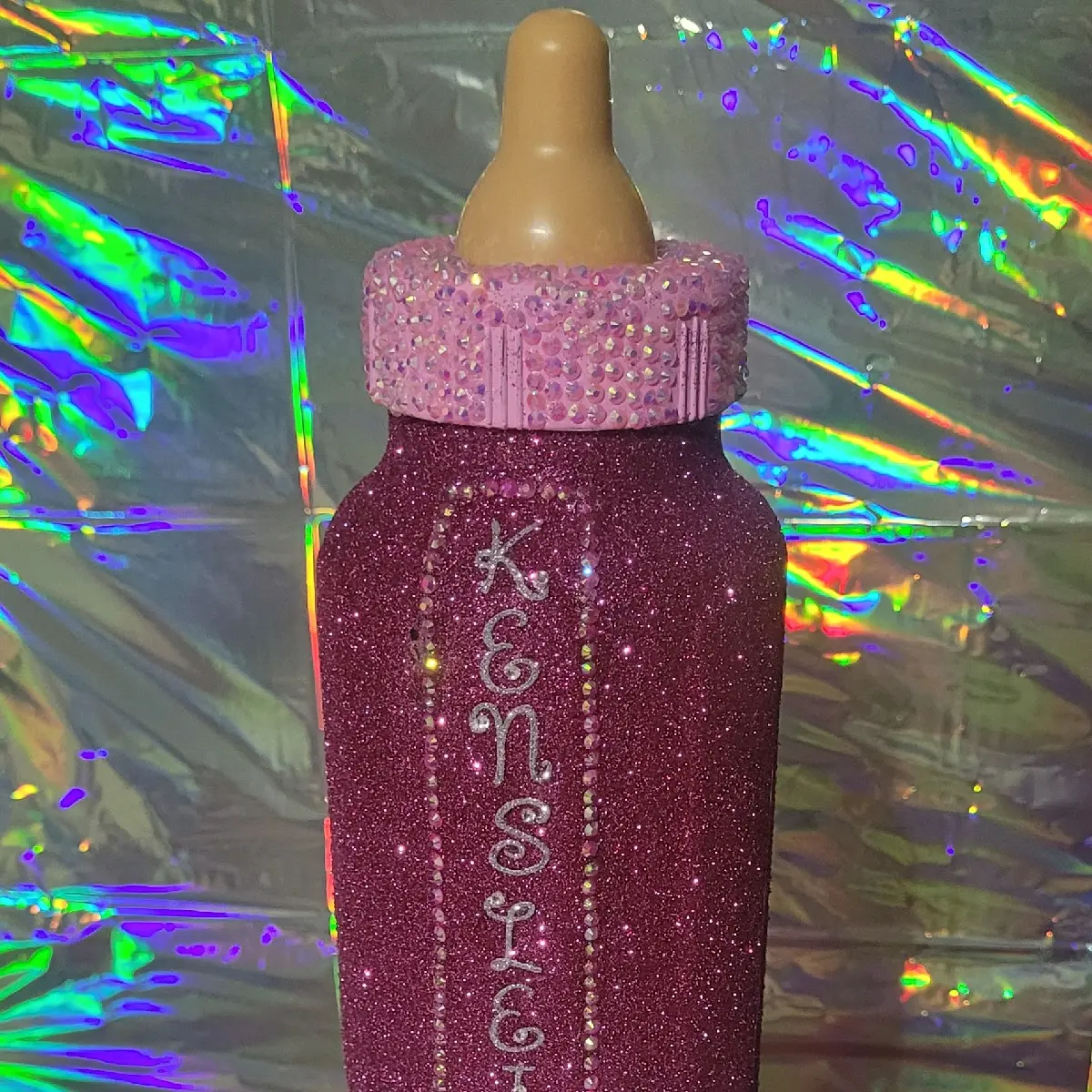 Blinged baby bottle