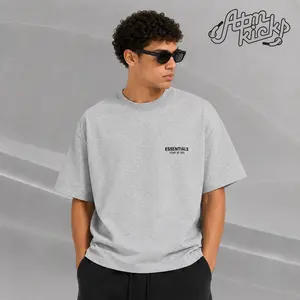 Fear of God Essentials Jersey Crewneck T-Shirt 'Light Heather Grey' Authentic Brand New Fashion Streetwear Hypebeast Limited Gift