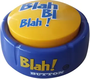 Blah Button - 12 Hilarious Blah Sayings - Funny Talking Toy for Stress Relief & Laughs