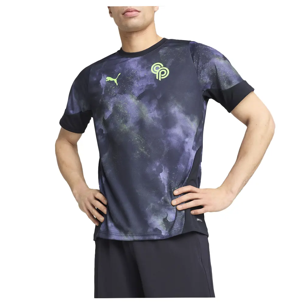 PUMA Mens Christian Pulisic Chasing The Dream Crew Neck Short Sleeve Jersey Casual - Blue